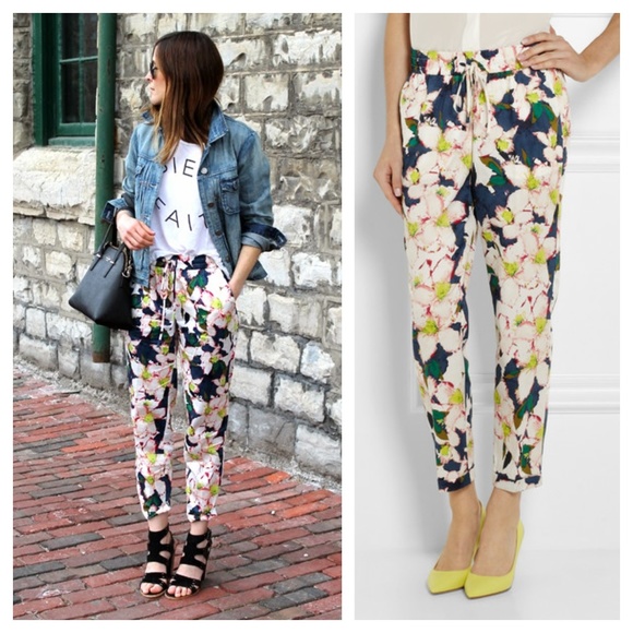 J. Crew Pants - 🌸 J. Crew Drawstring Jogger Pant in Cove Floral